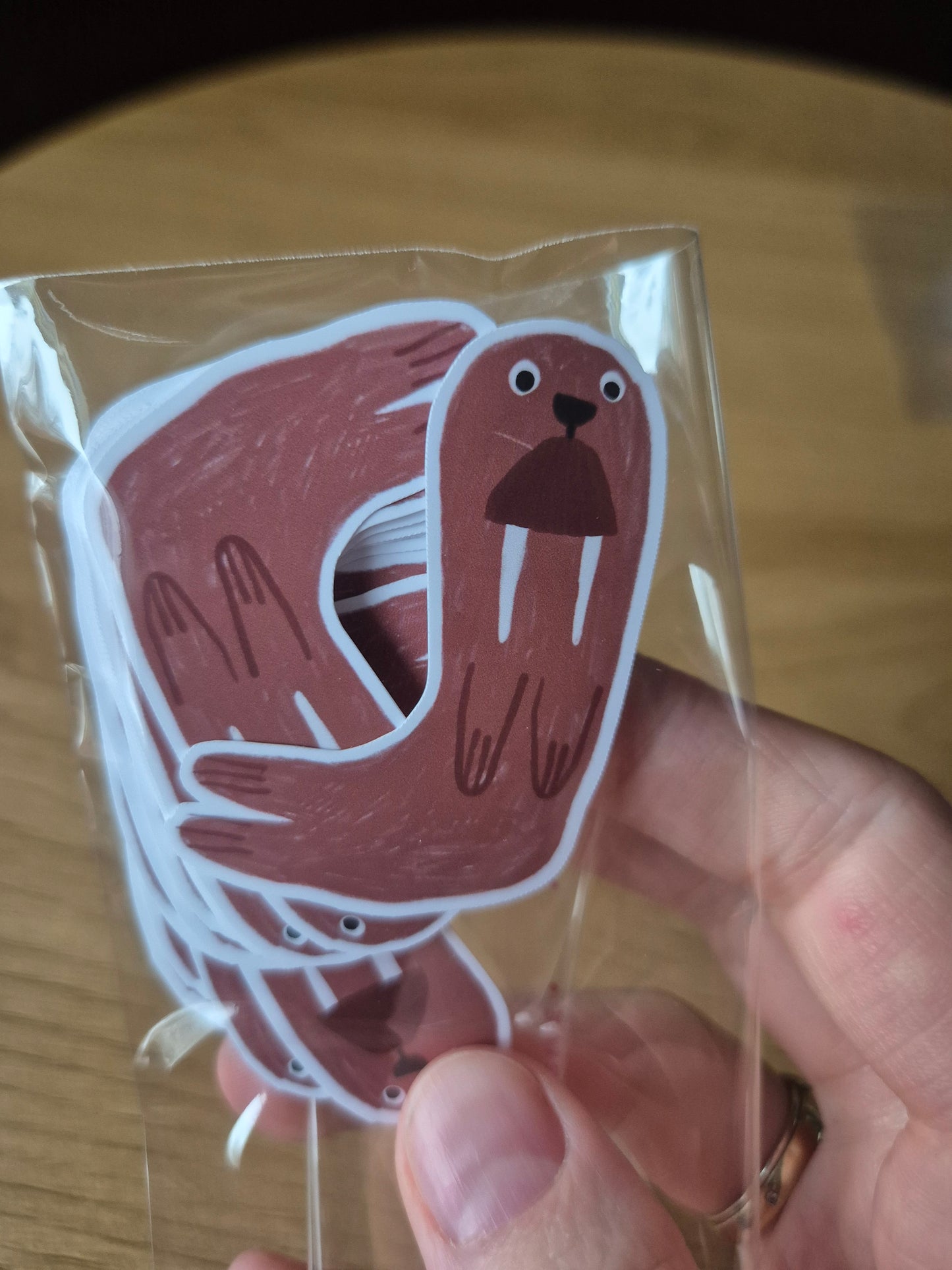 Hvalross-klistremerke