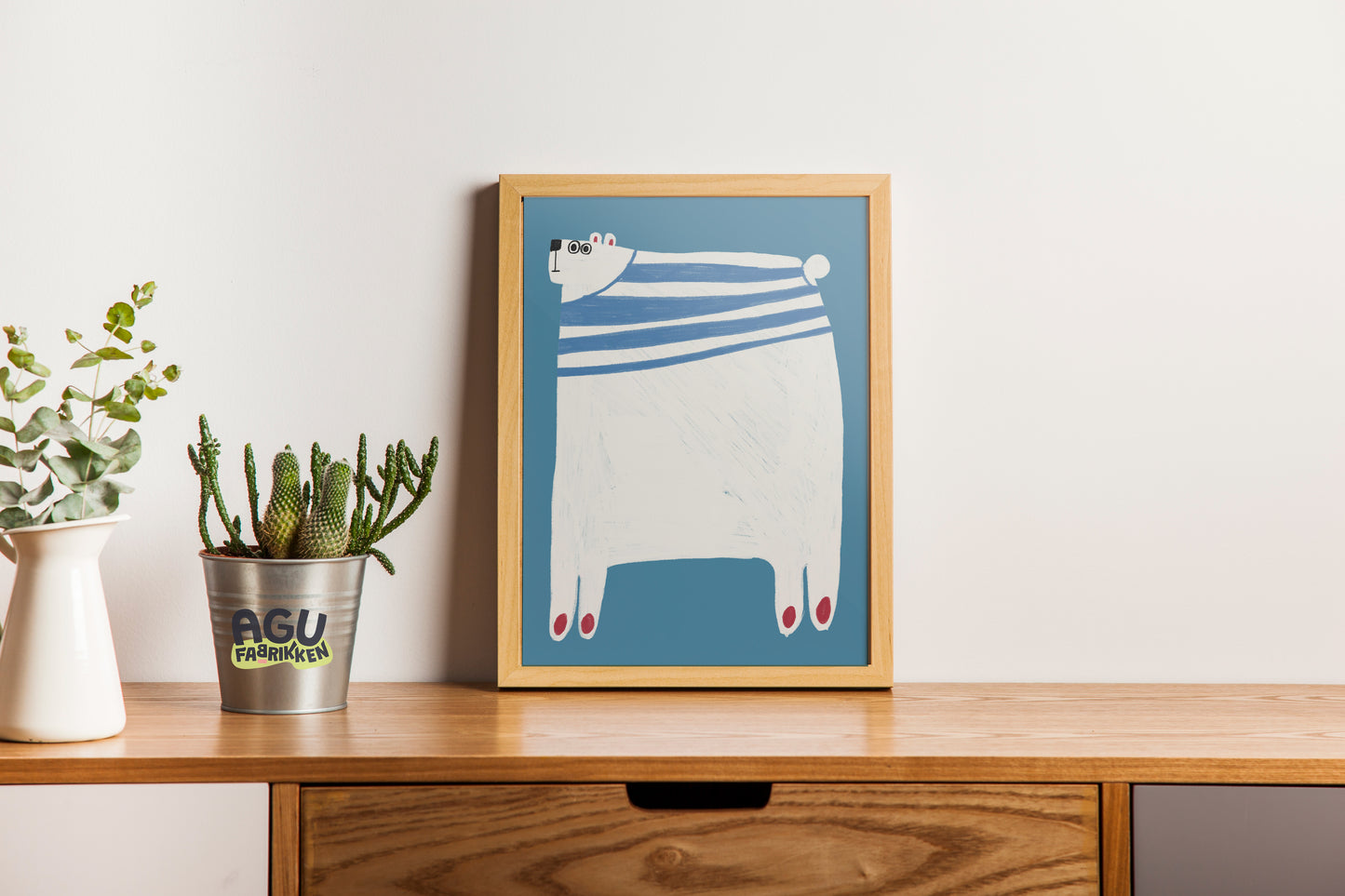 Svalbard Bear- Fun Wall Decor, Gift for Foodies, Quirky Kitchen Art, Unique Home Decor, Bears Lovers