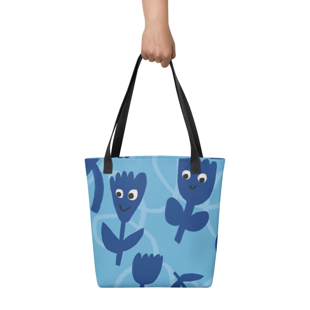 Blue Flowers Tote bag