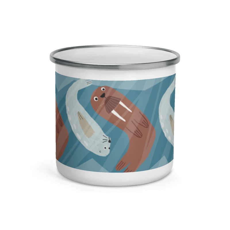 Seal & Walrus Enamel Mug