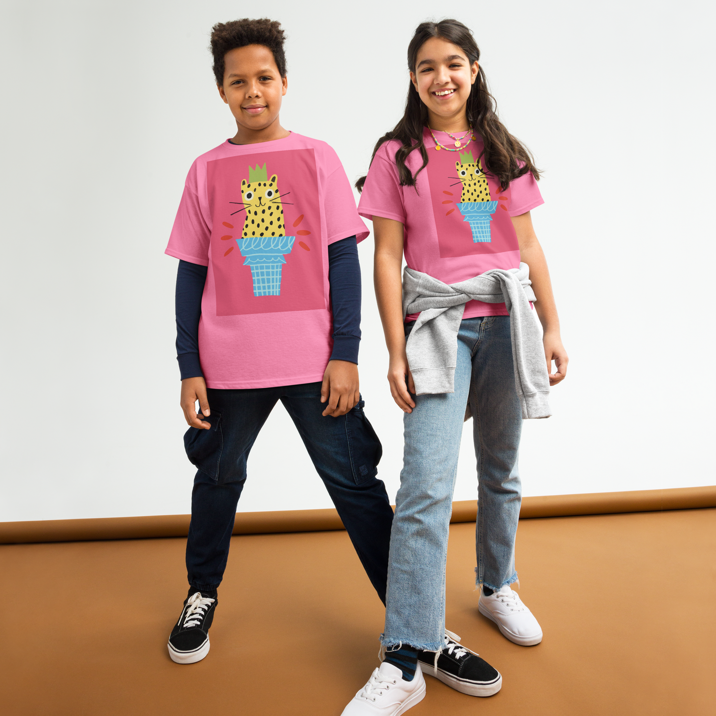 Ice Cream Cat Youth classic tee