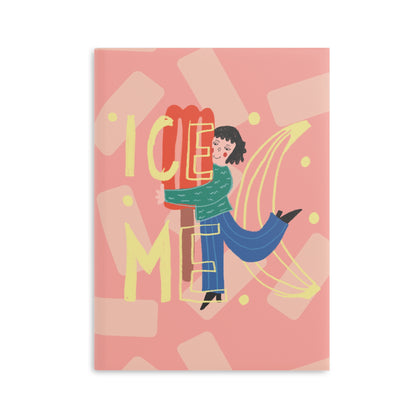 Ice Me Hardcover Notebook, Cute Journal for Kids, Gift for Fish Lovers, Coral Triangle Design, Summer Vibes