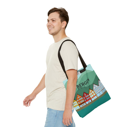 Tote Bag - Bergen Bag Even if it Rain You Can Look Cool