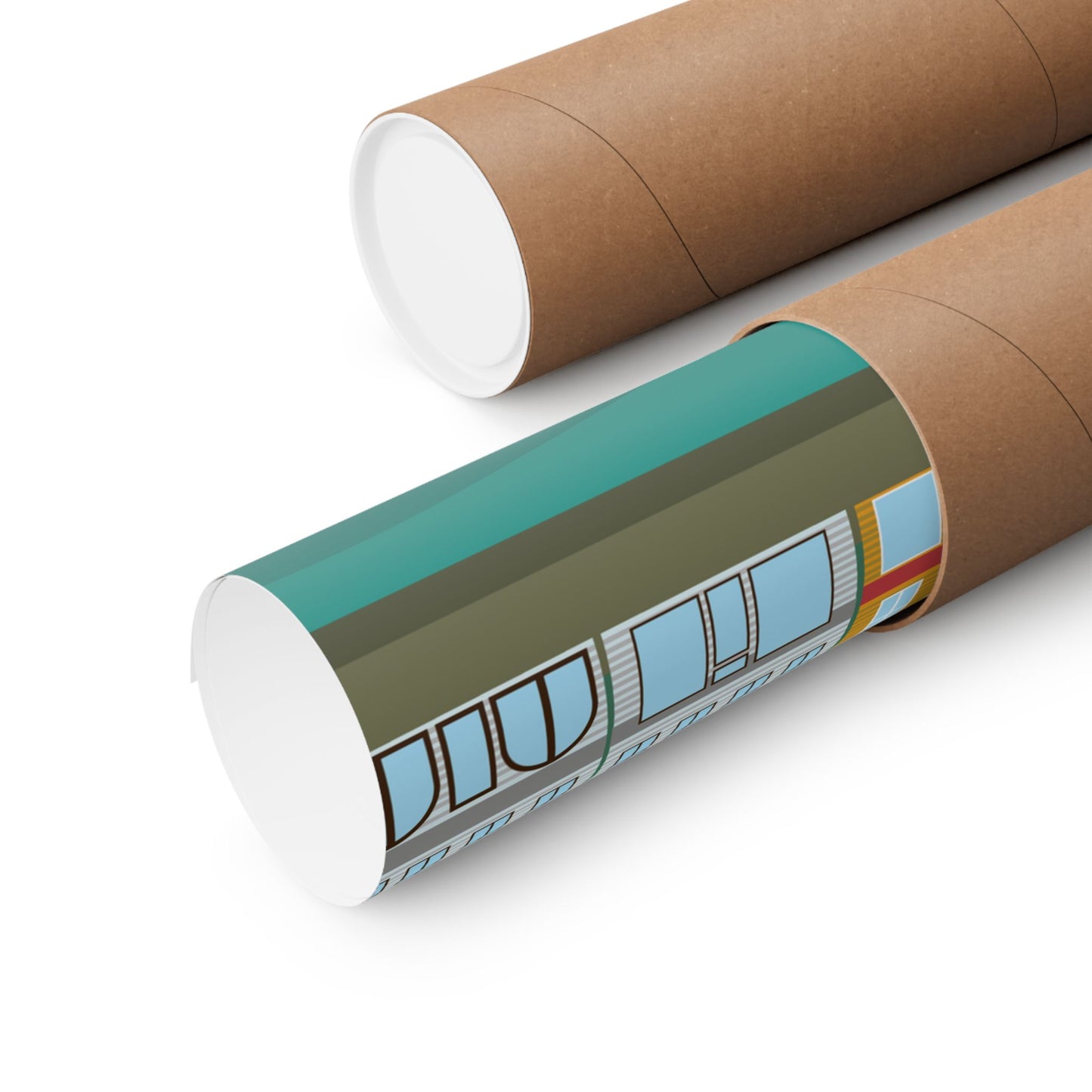 Vertical Poster - Bergen Norway Design