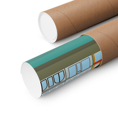 Vertical Poster - Bergen Norway Design