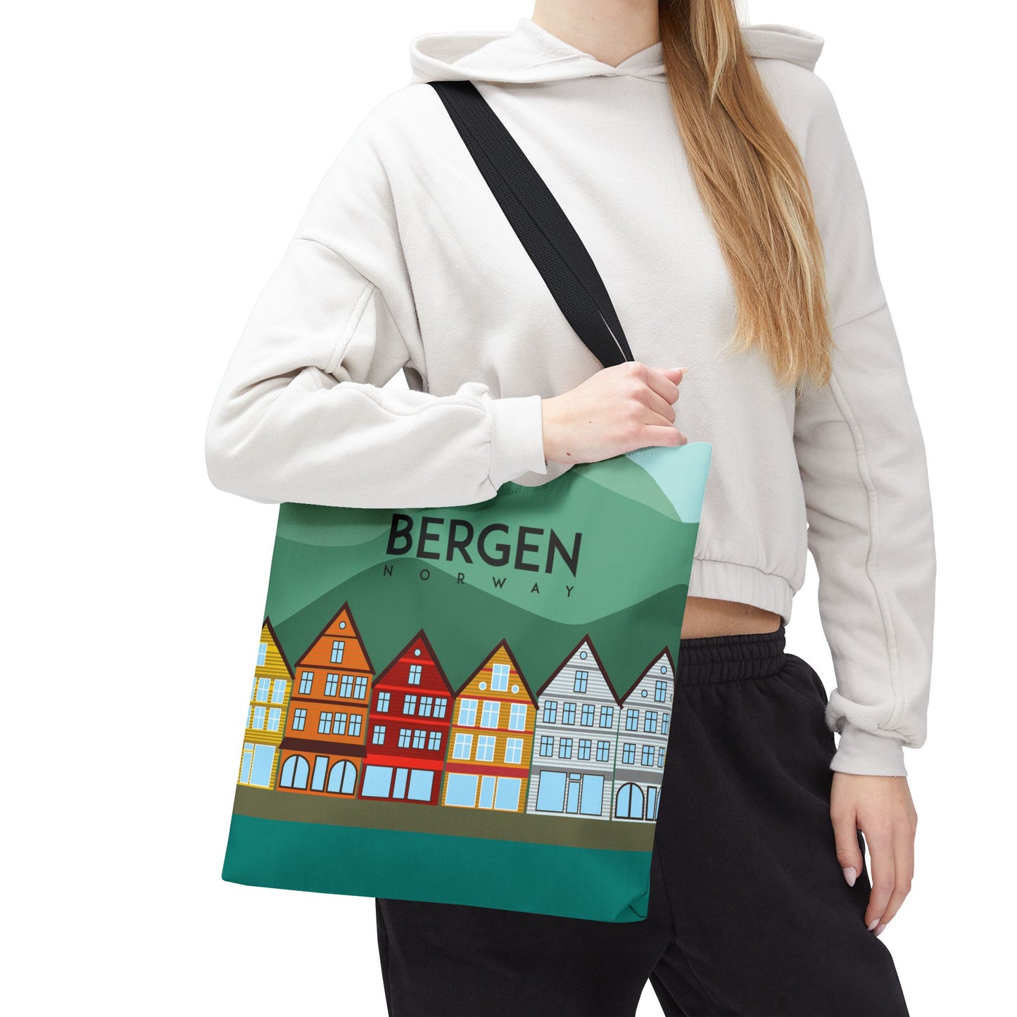 Tote Bag - Bergen Bag Even if it Rain You Can Look Cool