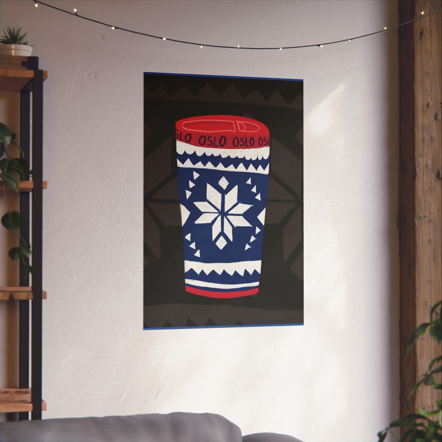 Oslo Termokopp - Vertical Posters - Fun Wall Decor, Gift for Foodies, Quirky Kitchen Art, Unique Home Decor, Pickle Lovers