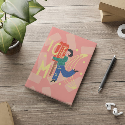 Ice Me Hardcover Notebook, Cute Journal for Kids, Gift for Fish Lovers, Coral Triangle Design, Summer Vibes