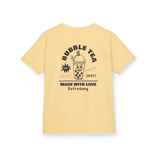 BUBBLE TEA  - Comfortable Kids T-Shirt for Playtime, School Days, Birthday Gifts, Family Events, DIY Projects