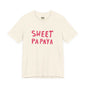 Sweet Papaya-Inspired Unisex Jersey Tee, Casual Tee, Travel Souvenir Shirt, Gift for Locals, Stylish Apparel for Everyday Wear