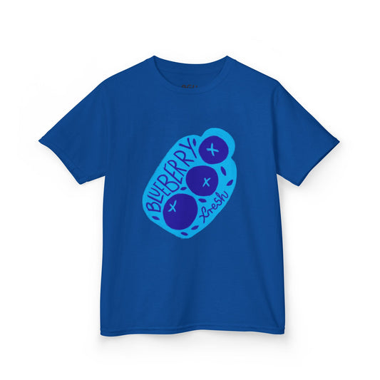 BLUEBERRY - Comfortable Kids T-Shirt for Playtime, School Days, Birthday Gifts, Family Events, DIY Projects