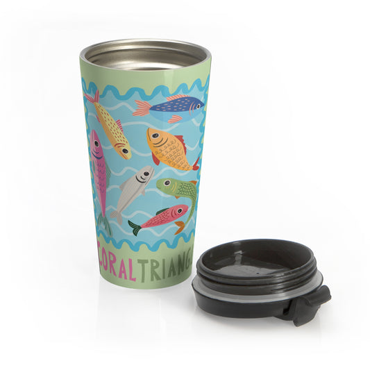 Coral Triangle Travel Mug - Perfect for Coffee Lovers, Gifts for Her, Nature Enthusiasts, Summer Vibes, Eco-Friendly Drinkware