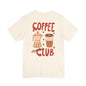 Coffee Club - Inspired Unisex Jersey Tee, Casual Tee, Travel Souvenir Shirt, Gift for Locals, Stylish Apparel for Everyday Wear