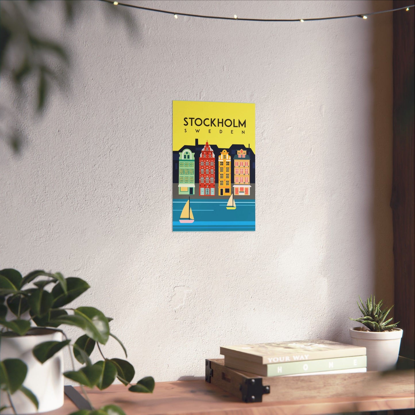 Stockholm Sweden Vertical Posters - Fun Wall Decor, Gift for Foodies, Quirky Kitchen Art, Unique Home Decor, Pickle Lovers