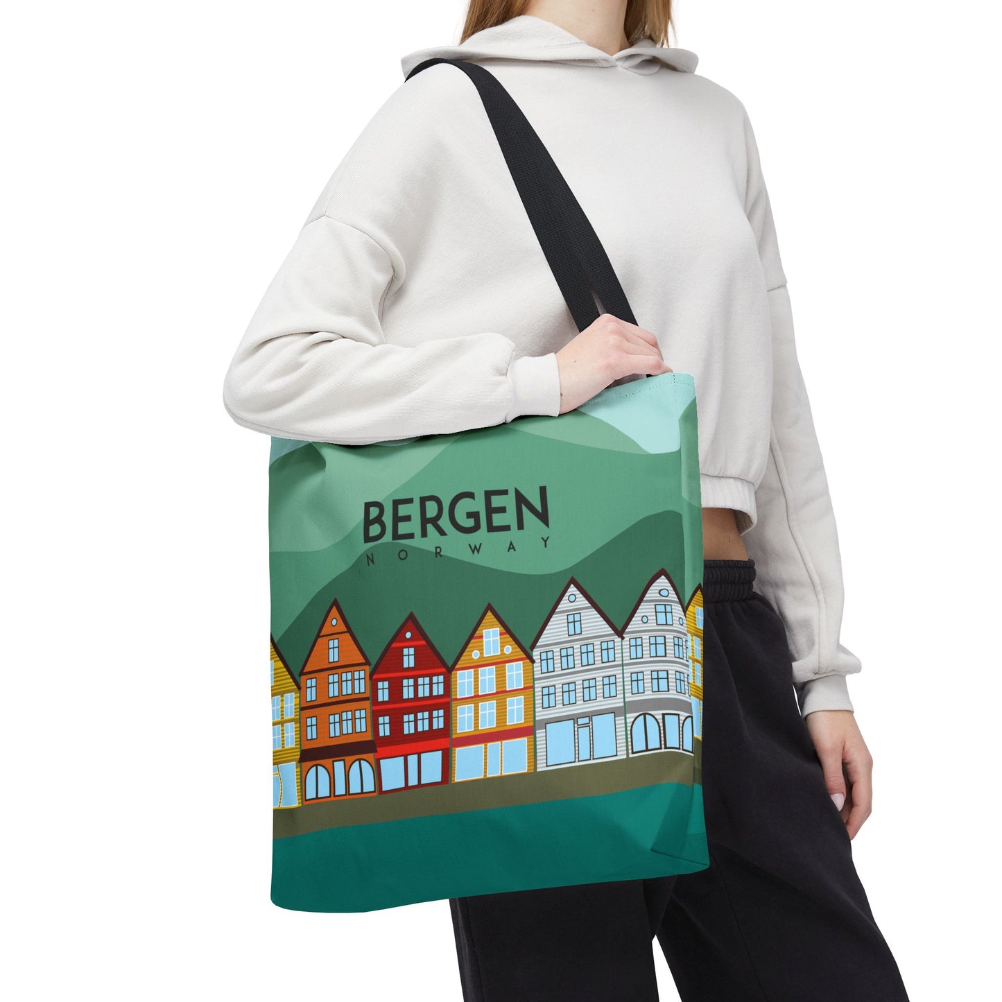 Tote Bag - Bergen Bag Even if it Rain You Can Look Cool