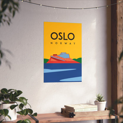 Vertical Poster Oslo Capital of Norway