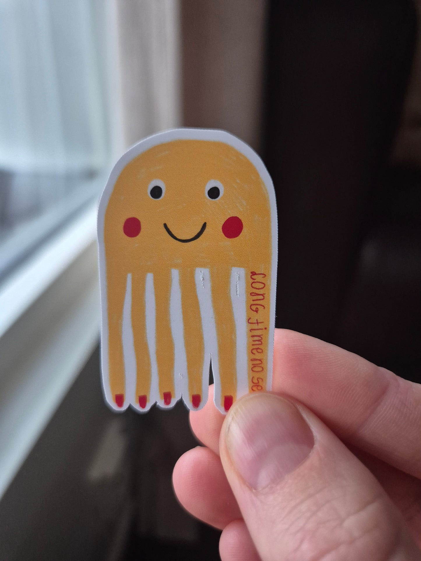 Yellow Jellyfish sticker