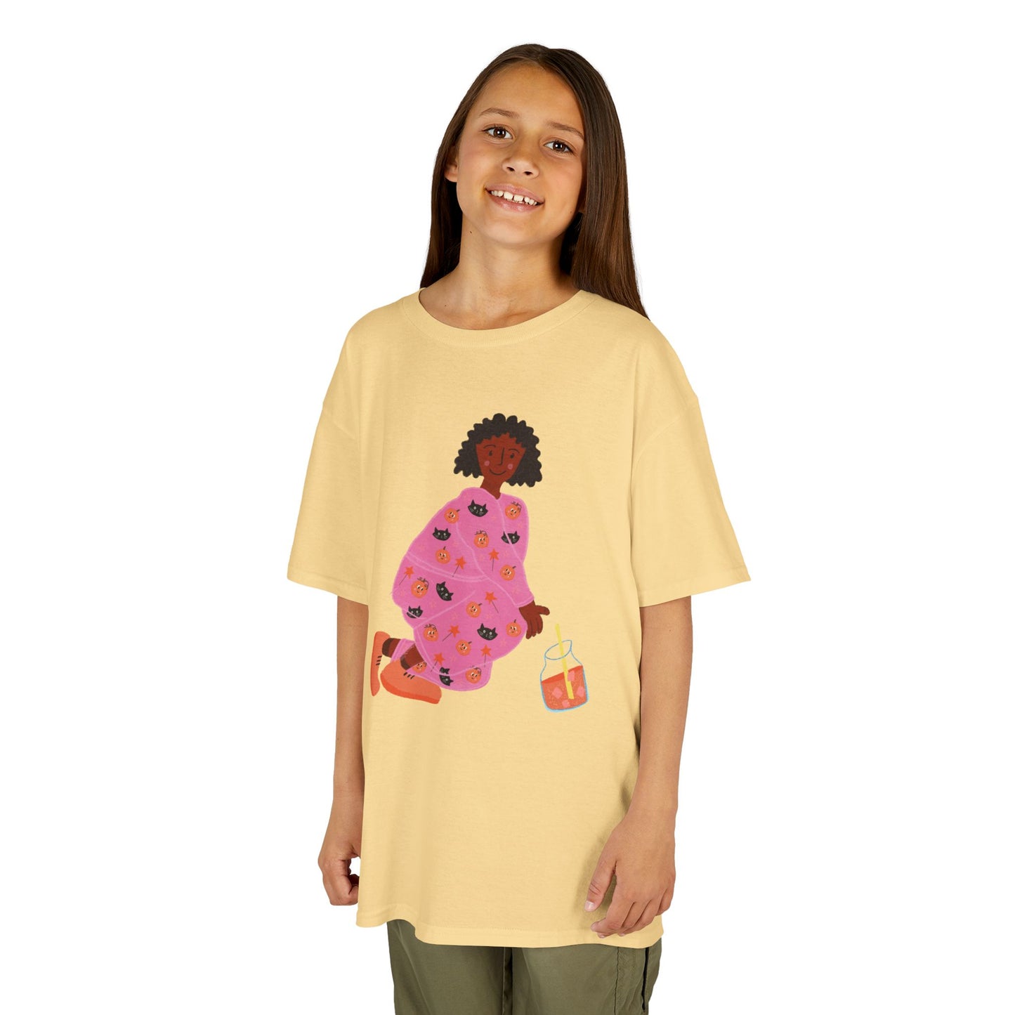 Halloween-jente - Komfortabel barne-T-skjorte for lek, skoledager, bursdagsgaver, familiebegivenheter, DIY-prosjekter 