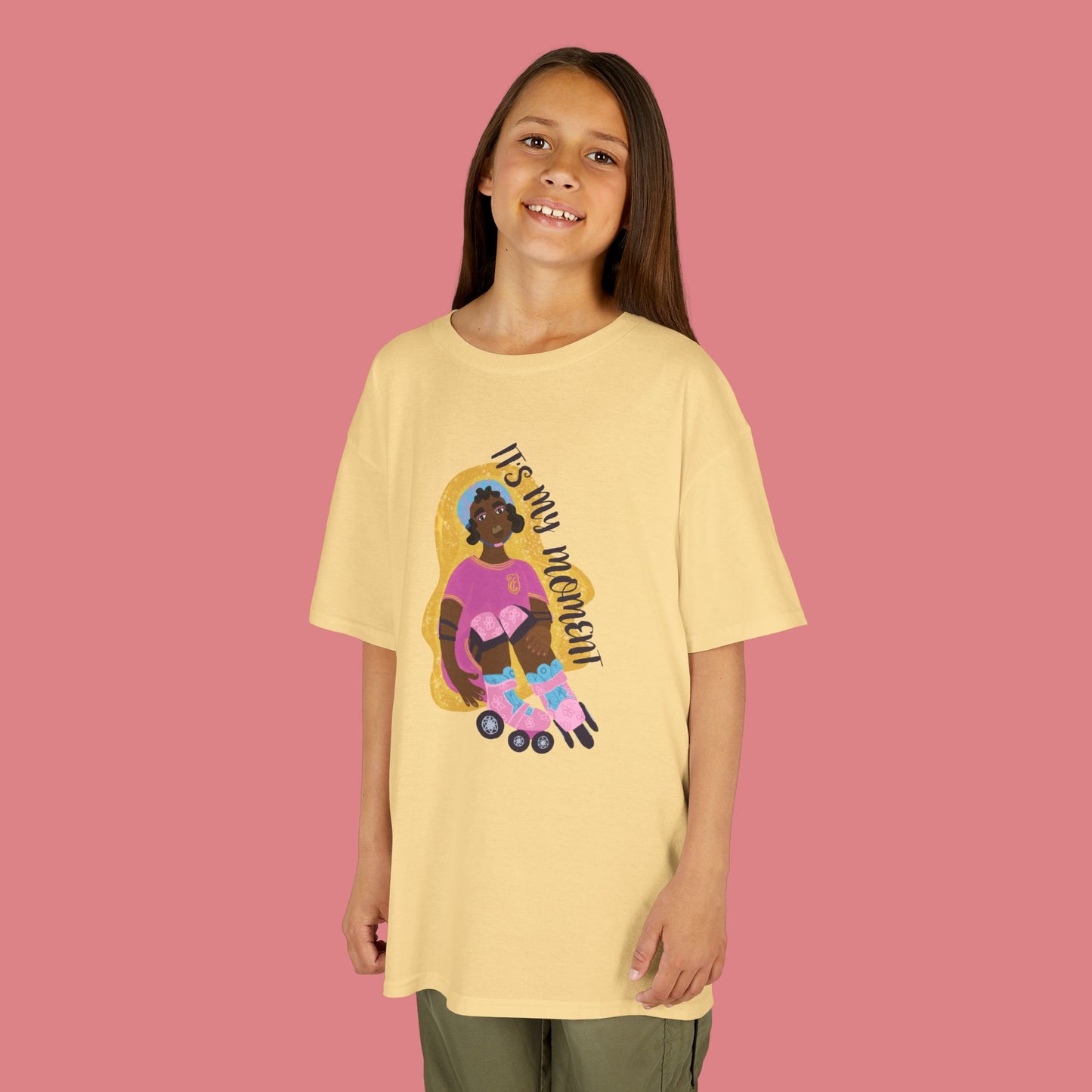 ROLLER SKATES - Comfortable Kids T-Shirt for Playtime, School Days, Birthday Gifts, Family Events, DIY Projects