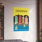 Stockholm Sweden Vertical Posters - Fun Wall Decor, Gift for Foodies, Quirky Kitchen Art, Unique Home Decor, Pickle Lovers