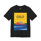 Oslo Norway-Inspired Unisex Jersey Tee, Casual Tee, Travel Souvenir Shirt, Gift for Locals, Stylish Apparel for Everyday Wear