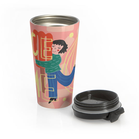 Ice Me Travel Mug - Perfect for Coffee Lovers, Gifts for Her, Nature Enthusiasts, Summer Vibes, Eco-Friendly Drinkware