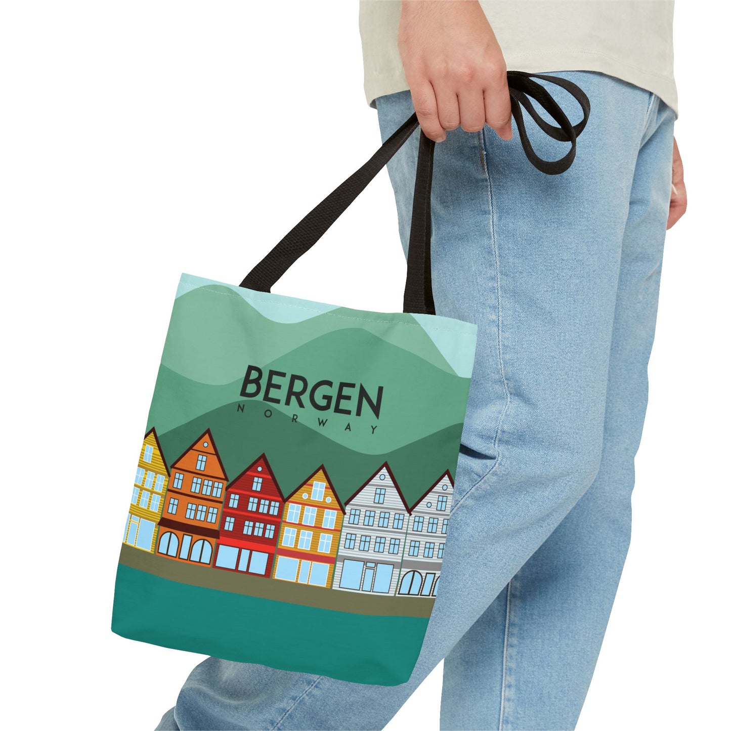 Tote Bag - Bergen Bag Even if it Rain You Can Look Cool