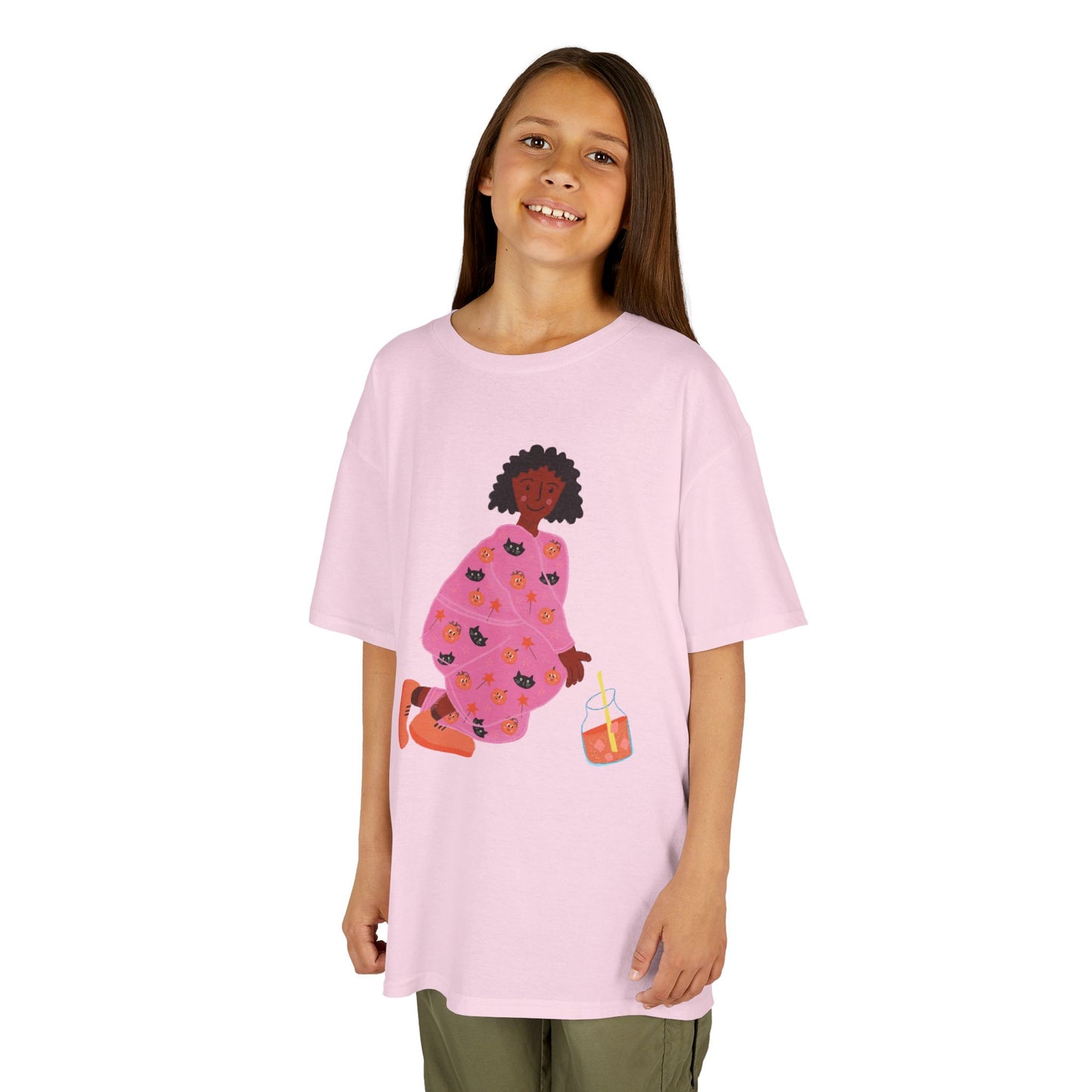 Halloween-jente - Komfortabel barne-T-skjorte for lek, skoledager, bursdagsgaver, familiebegivenheter, DIY-prosjekter 