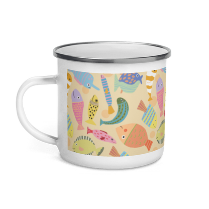 Fish Bucket Enamel Mug