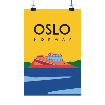 Vertical Poster Oslo Capital of Norway