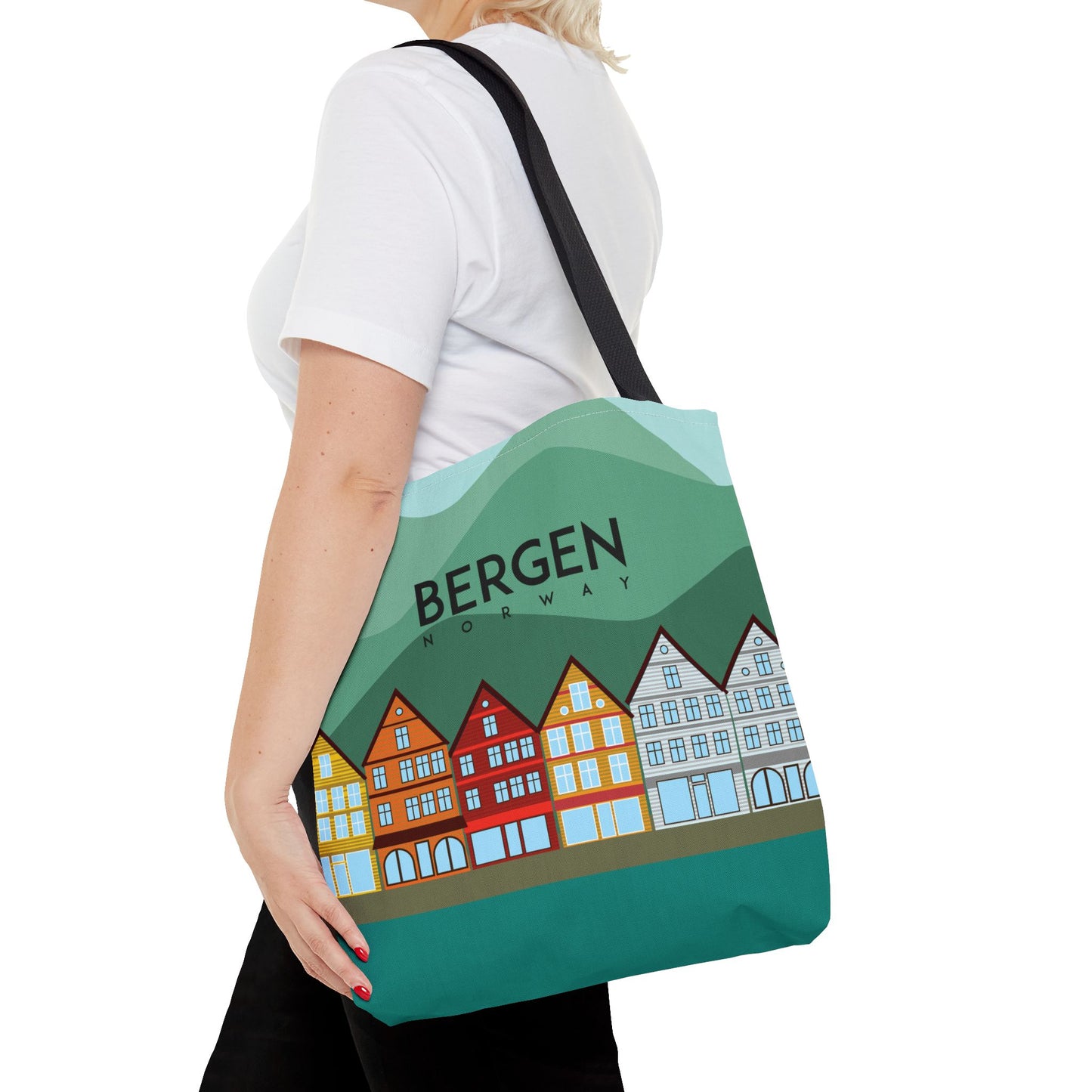 Tote Bag - Bergen Bag Even if it Rain You Can Look Cool