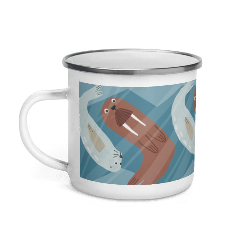 Seal & Walrus Enamel Mug