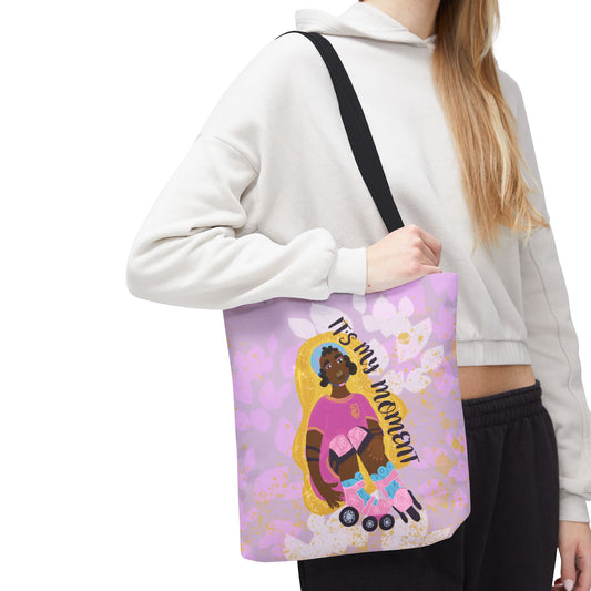 It's My moment Tote Bag, Fun Reusable Tote, Summer Beach Bag, Cute Grocery Bag, Eco-Friendly Shopping Tote
