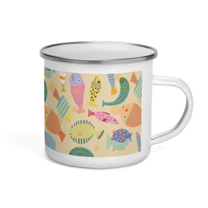 Fish Bucket Enamel Mug