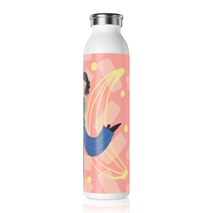 Slim Water Bottle with Ice Me Design | Eco-Friendly Hydration, Gift for Kids, Summer Vibes, Fitness, Travel Mug