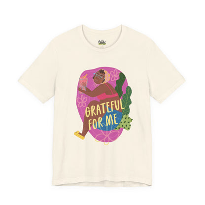Grateful for Me-Inspired Unisex Jersey Tee, Casual Tee, Travel Souvenir Shirt, Gift for Locals, Stylish Apparel for Everyday Wear