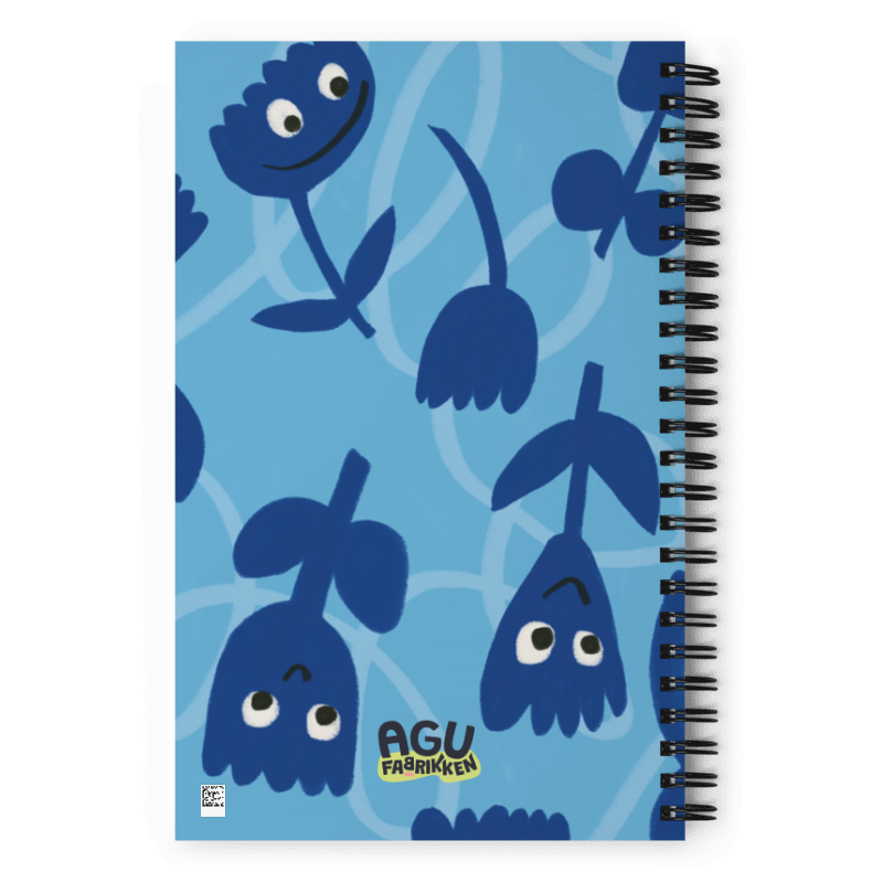 Blue Flowers notebook