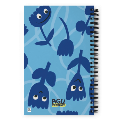 Blue Flowers notebook