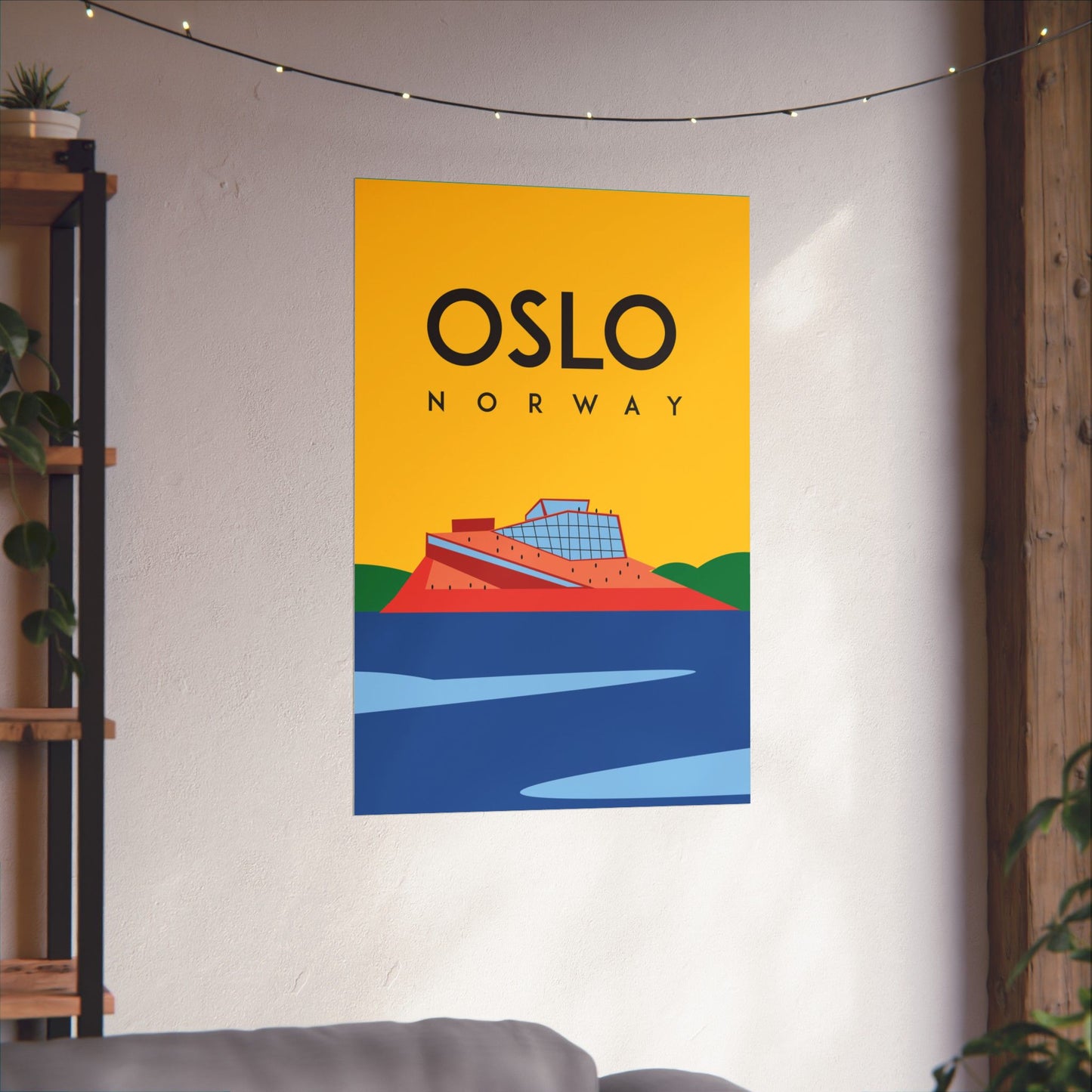 Vertical Poster Oslo Capital of Norway