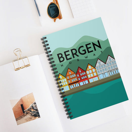 Ruled Line Spiral Notebook - Bergen Notebook Buy It to Make Notes