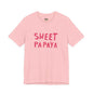 Sweet Papaya-Inspired Unisex Jersey Tee, Casual Tee, Travel Souvenir Shirt, Gift for Locals, Stylish Apparel for Everyday Wear