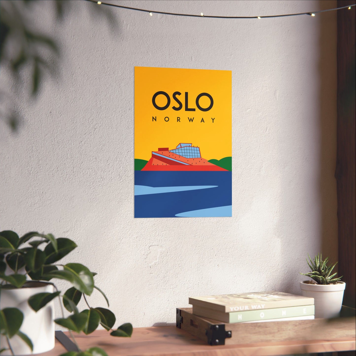 Vertical Poster Oslo Capital of Norway