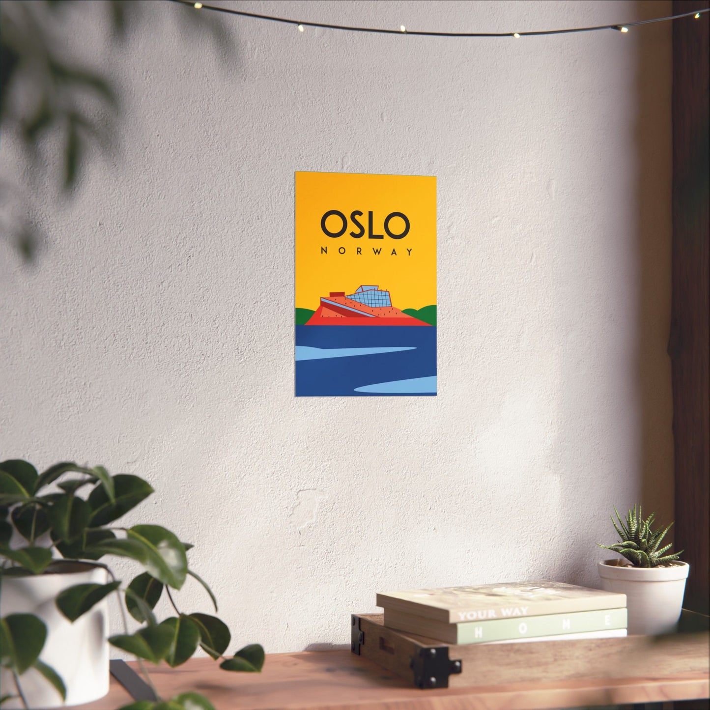 Vertical Poster Oslo Capital of Norway