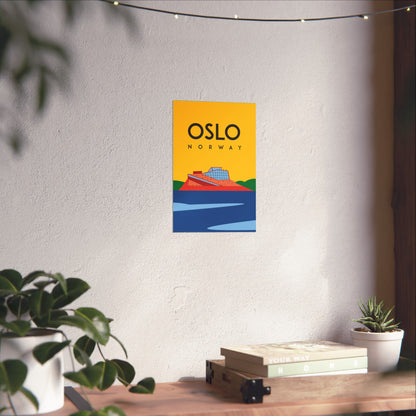 Vertical Poster Oslo Capital of Norway