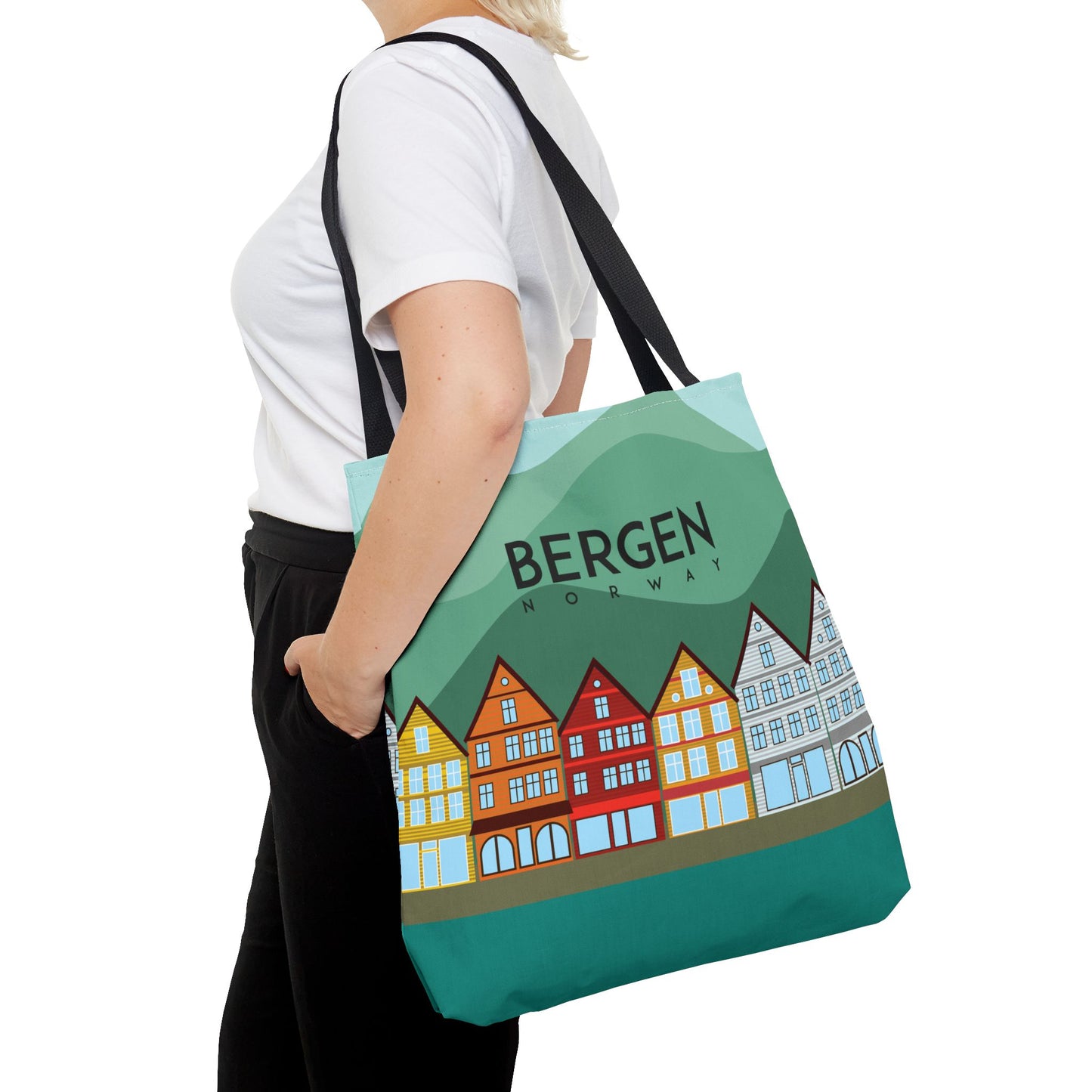 Tote Bag - Bergen Bag Even if it Rain You Can Look Cool