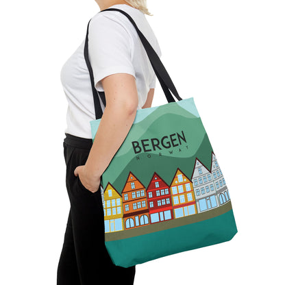 Tote Bag - Bergen Bag Even if it Rain You Can Look Cool