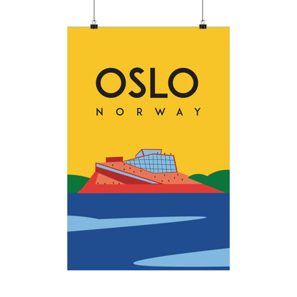 Vertical Poster Oslo Capital of Norway