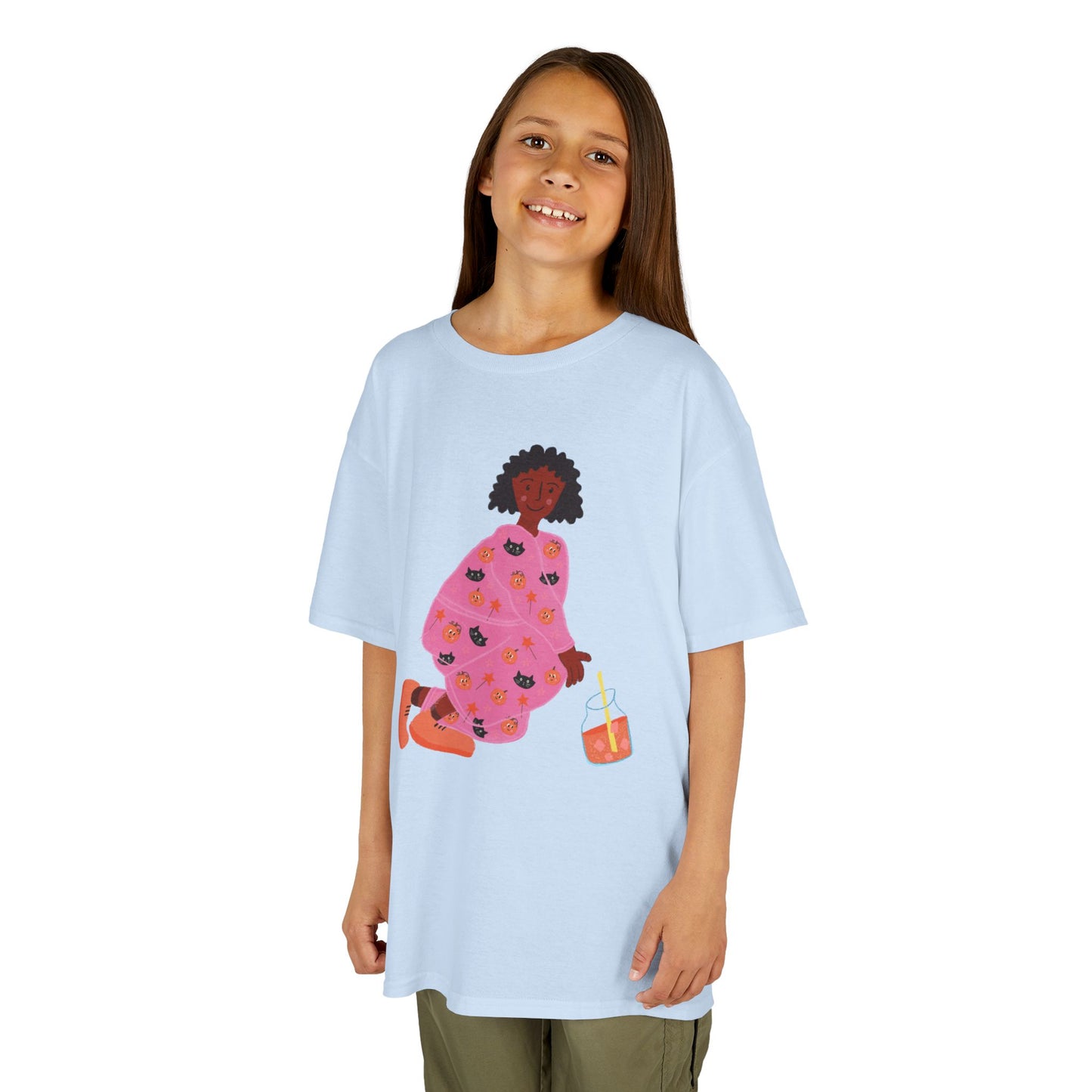 Halloween-jente - Komfortabel barne-T-skjorte for lek, skoledager, bursdagsgaver, familiebegivenheter, DIY-prosjekter 
