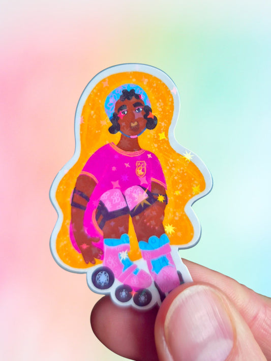 Roller Girl Sticker
