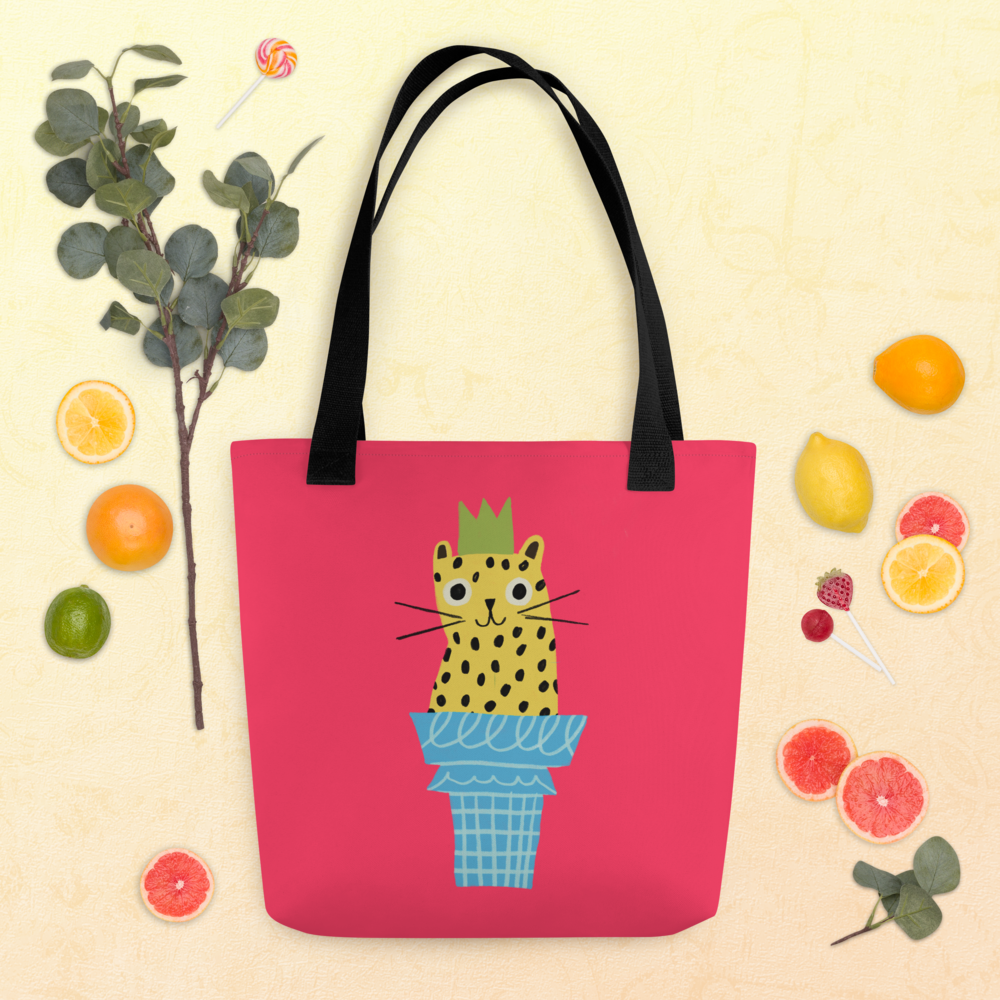 Ice Cream Cat Tote bag